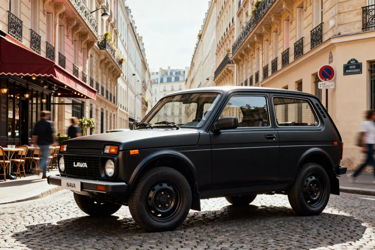 Lada Niva neuf en centre-ville pavé européen idéal pour découvrir où l'acheter