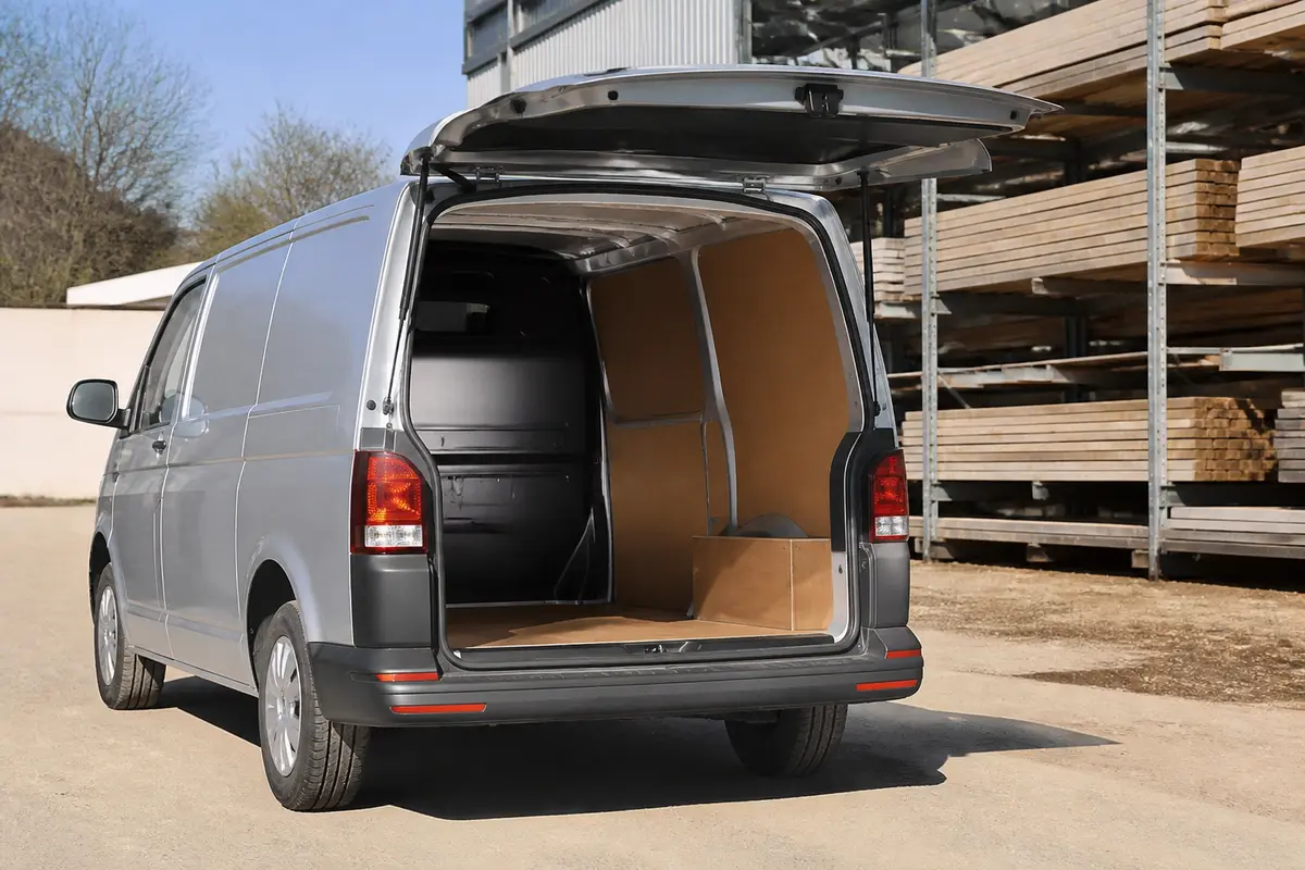Dimensions Volkswagen Transporter T5 L1H1 : charge, volume et intérieur